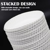 FERCAISH Disposable Paper Recycled Drinking Lids Coffee Hot Cups Lids