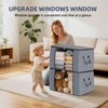 90L Large Storage Bags 6 Pack Foldable Storage Bags with