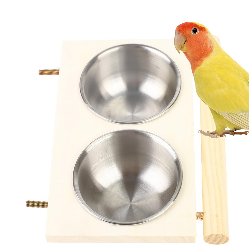SALUTUYA Safe and harmless parrot feeding bowl for water feeding