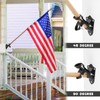 Jetec 2 Pcs Flag Holder Flag Bracket Heavy Duty House