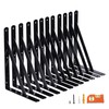 NEODROP 12-Pack 12 Inch Heavy Duty Shelf Brackets, Large Wall