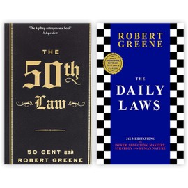 Robert Greene 2 Book Collection set: The Daily Laws, The 50th Law