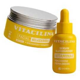 Skincare Facial Vitacilina Aclarante/iluminador Crema+serum