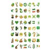 St. Patrick's Day Shamrock Temporary Tattoos, Waterproof Body Face Stickers