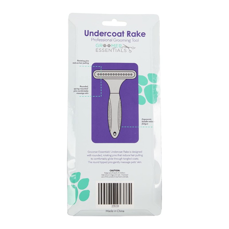 GROOMER ESSENTIALS Undercoat Rake Single Row