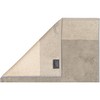 Cawo Two-Tone Guest Towel - Graphite - 30x50