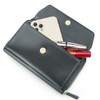 nuoku Womens RFID Wallet Purse Wristlet Crossbody Clutch with Zip
