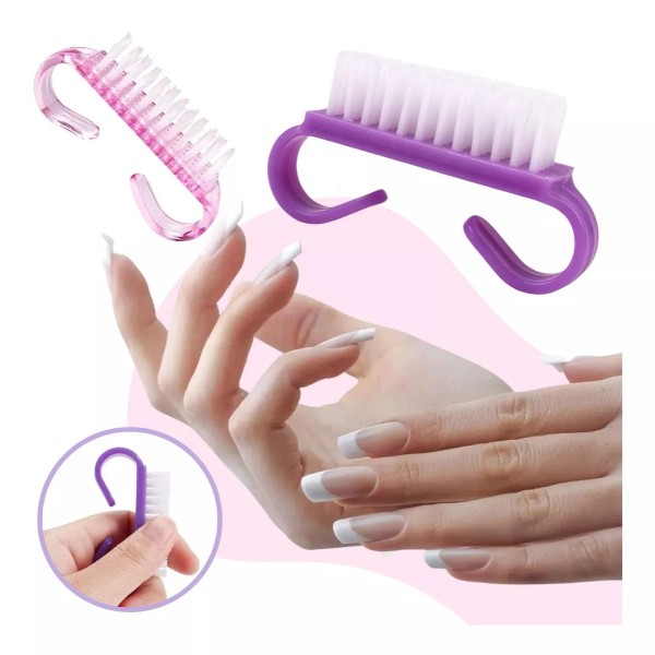 Veraly Cepillo Limpieza Uñas Herramienta Lima Quitapolvo Manicura F