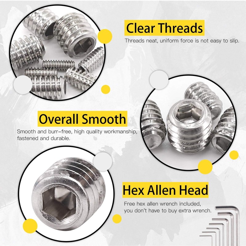 Ziranee M6 Threaded Inserts for Wood, 100 Pcs Threaded Insert