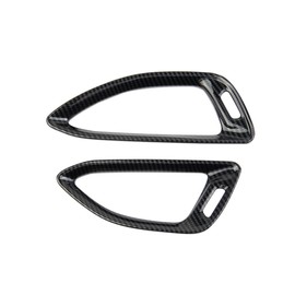 Korlot Carbon Fiber Air Vent Cover AC Outlet Trim for Chrysler Pacifica 2017-2025