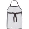 Children's Chefs or Cooks Kitchen Apron in Navy Butchers Stripe,