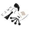 15Pcs Violin Accessory Tailpiece Chin Rest Tuning Peg Fine Tuner