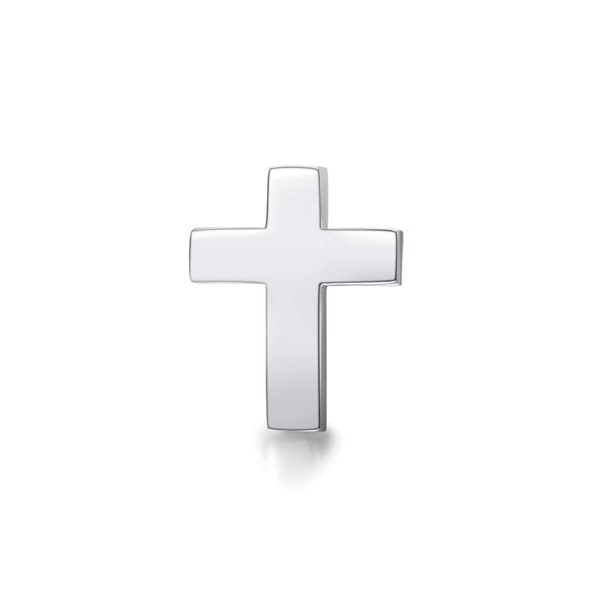 Quiges Women Mesh Bracelet Charm Cross made of 925 Sterling