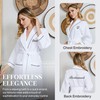Lotus Linen Bathrobe for Women - Short Waffle Weave Cotton