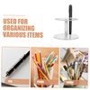 Gadpiparty Acrylic Nail Brush Holder Stand Slots Multi Functional Organizer
