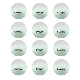 Cannon Sports Cork Center Rubber Covered 12-inch Softballs (One Dozen)