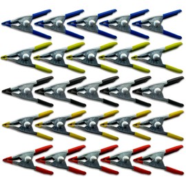 Small Metal Spring Clamps SOALENBDVersatile Spring Clamps Set – Durable, Multipurpose Spring Clamps & Garden Clips for Home, Garden, and Woodworking Projects