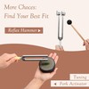 DiDiBirDi Tuning Fork Set 4pcs 128HZ, 136.1HZ, 256HZ, 384HZ, Equipped