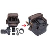 YUHAN Camera Bag, Vintage Canvas Camera Shoulder Bag Waterproof Leather