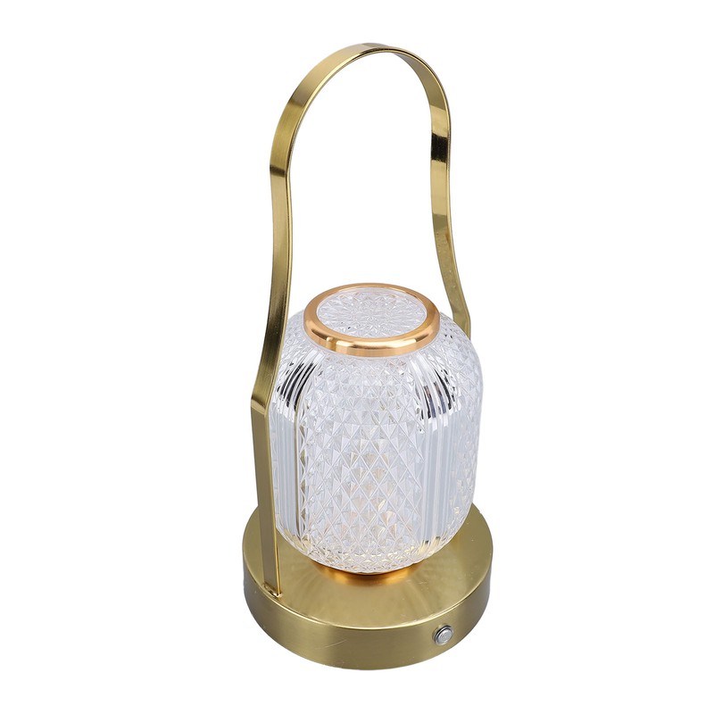 Cordless Rechargeable Lantern LED Table Lamp 3600mAh Battery Operated Stepless