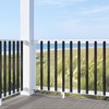 Brakki 50 Pack 36" Deck Balusters, Metal Deck Railing Spindles