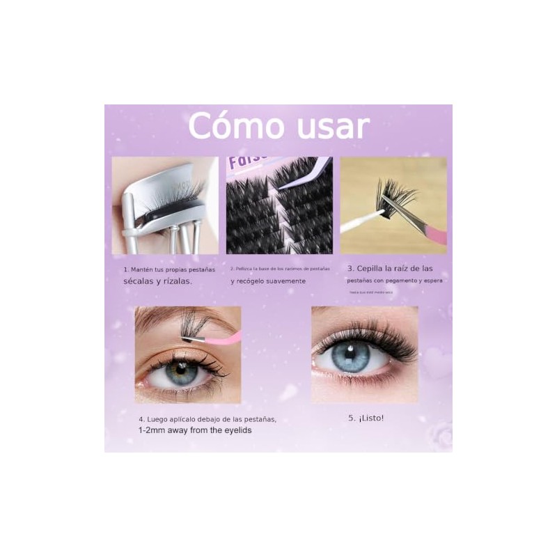 252PCS Pestañas