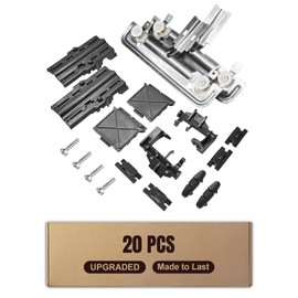 20Pcs Upgraded W10712395 Dishwasher Upper Rack Adjuster Kit, Suitable for Whirlpool Kenmore Kitchenaid, Replaces W10350375 PS10065979 AP5957560 WDT730PAHZ0 WDT750SAHZ0 WDT780SAEM1 WDT970SAHZ0