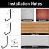 Vahodegn 20Pcs Heavy Duty Garage Storage Hooks, 6.7 Inches Garage