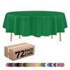 ZIMPLEWARE Green Standard Disposable Plastic Party Tablecloth [Case of 72]