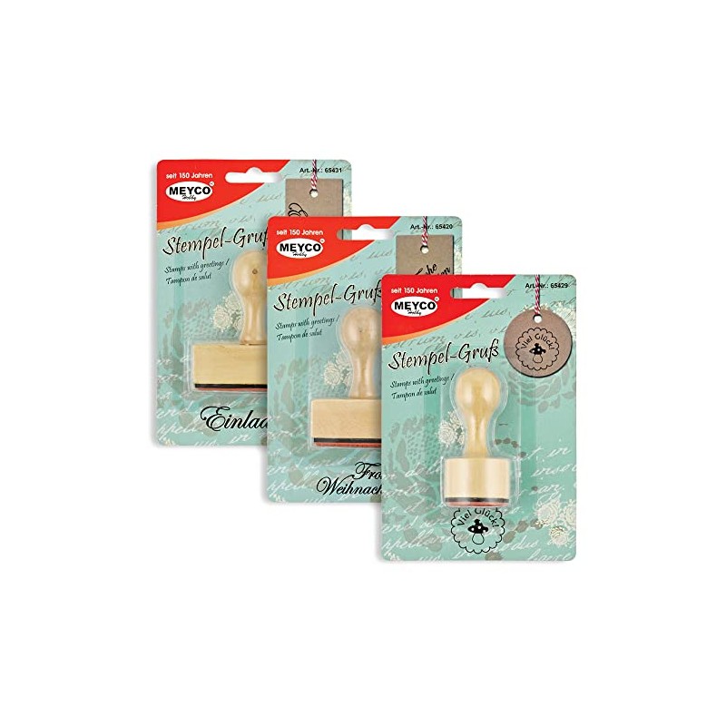 Stamp "Schön dass du da bist!" 30 x 15 mm