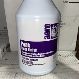 ABC Compounding co. Aero Peak Floor Finish, Leveling, Initial Gloss, Retention, Durability 1 Gallon