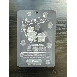 Utopia Alley Charcoal essence infused sheet face mask by Hayan K-beauty, set of 10
