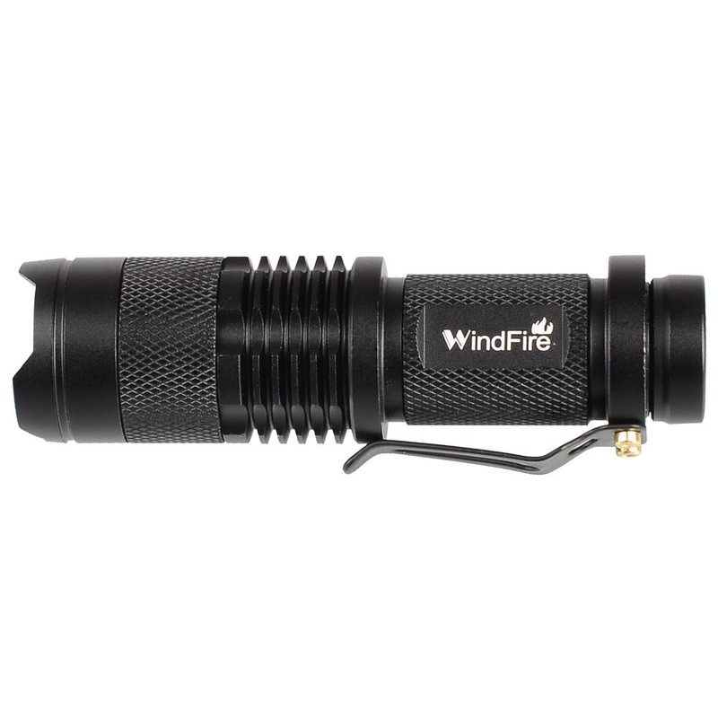 WindFire Red Light, Red Flashlight, Q5 LED, Handy Light with