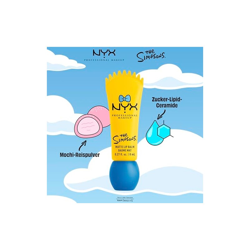 Simpson Smushy Lip Balm Blurred Finish Peekaboo Blue
