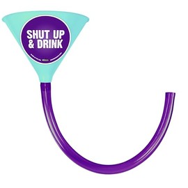 Head Rush Shut UP & DR*NK Beer Bong - Beer Funnel with Long Tube - Beer Accessories & Drinking Games for Adults Party - Drink Funnel with a Thick Flexible Hose - Ultimate (2FT)