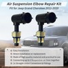 2 PCS Suspension Elbow Air Strut Repair Kits Compatible with
