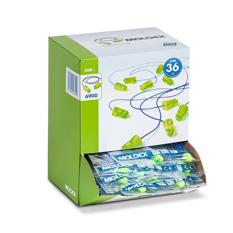 Moldex Pura-Fit 6900 Disposable Plugs with Cord SNR 36 dB