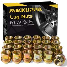 MIKKUPPA OEM M14x1.5 Lug Nuts - Replacement for 1999-2022 Chevy Silverado 1500 GMC Sierra, 1988-2000 C1500 C2500, 2001-2022 Chevy Tahoe, 9591772 9595175 Open Factory Wheel Lug Nut (24PCS)