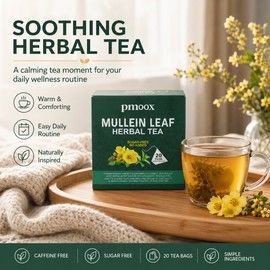 Mullein Leaf Herbal Tea for Adults – Organic-Inspired Loose Leaf Tea for Daily Wellness Routines