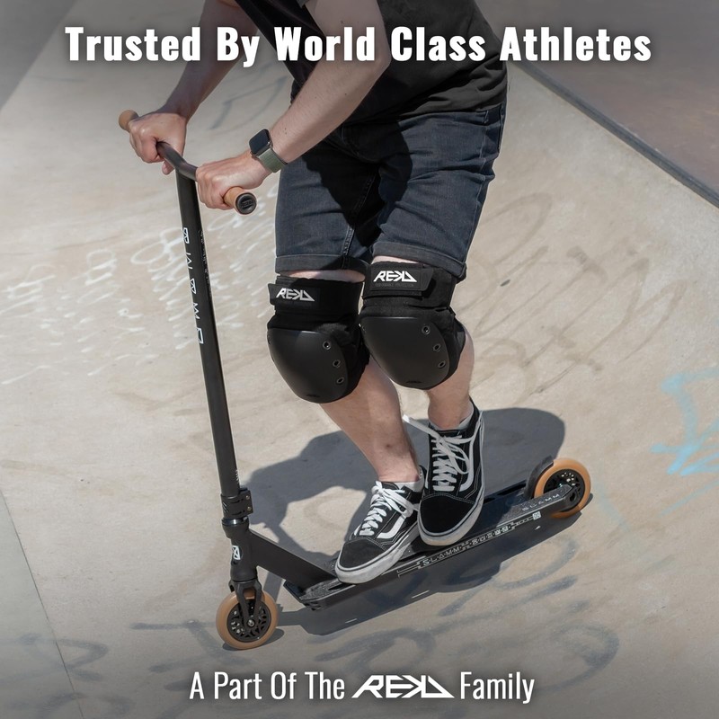 Rekd Ramp Knee Protectors Unisex Adult XS Black