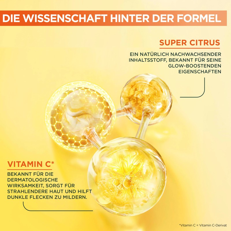SkinActive Vitamin C Serum Crème – bringt müde und unebenmäßige