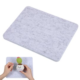 Needle Felting Pad, 8×10 Inch Grey Hick Needle Felting Mat Portable Felted Ironing Board for Any Wool Felting Supplies Sewing