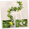 Abaodam Lemon Cane Eucalyptus Garland With Flowers Berry Wreath Wedding