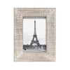 Asense Wooden Picture Frame 4x6 Rustic Wall Mounting or Tabletop