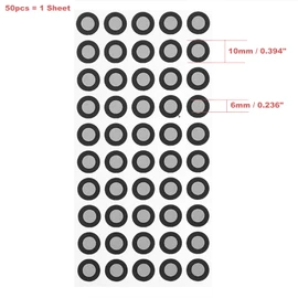 Marcadores ópticos 3D de 6 mm para escáner 3D industrial, marcadores de escaneo 3D, marcadores de seguimiento precisos HogarDeco marcadores de reflejo difuso para escáner 3D (1000 unidades, interior