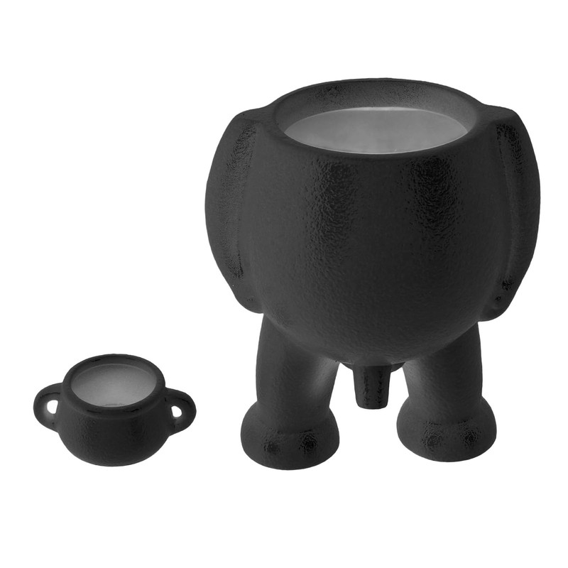 Ceramic Flower Pot with Funny Peeing Man Design - Unique
