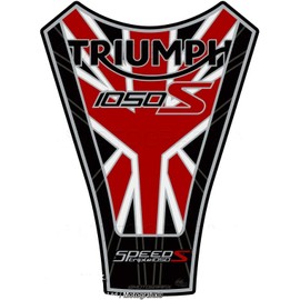 Moto Graphics TRIUMPH SPEED TRIPLE 1050S Tank Pad, Black/White/Red (18-20)