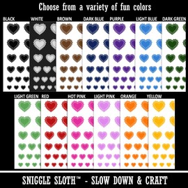 Fancy Heart Doily Love Valentine's Day Temporary Tattoo Water Resistant Fake Body Art Set Collection - White (One Sheet)