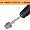 Bolt Extractor Kit,14 Pcs Nut Extractor Socket Set,1/4”-3/8” Drive Drive