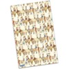 Emma Ball Alpacas and Angora Goats Cotton Tea Towel Printed